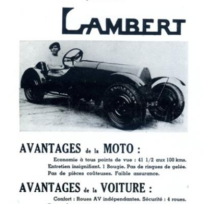 Cyclecar Lambert de 1934