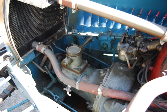 compartiment moteur de la Sans Choc de 1933 chassis 001