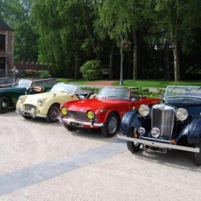Le coin des anglaises : MG VA, Triumph, Jaguar