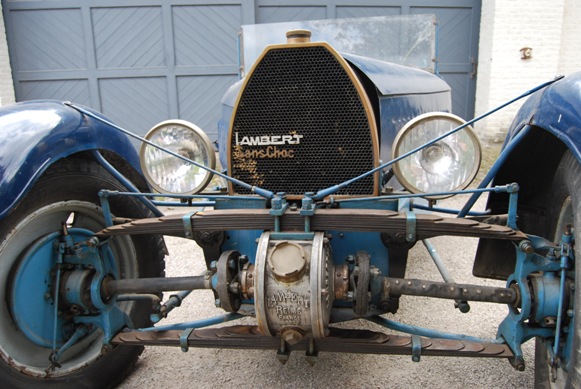 La Sans Choc de 1933 chassis 001: traction avant à roues indépendantes